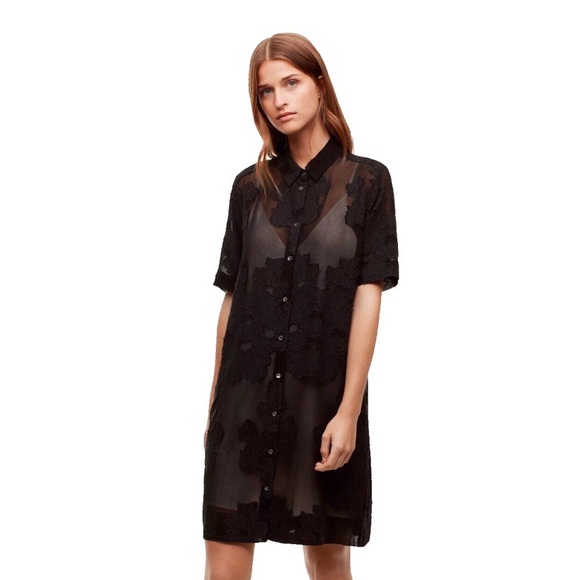 Wilfred Dresses & Skirts - Aritzia Wilfred Hémistiche Dress Black